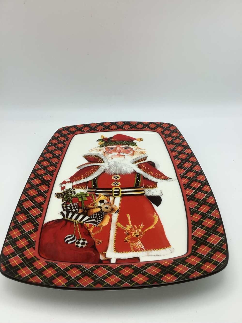 MacKenzie-Childs Santa Nutcracker Cookie/Serving Plate - Picture 5 of 10